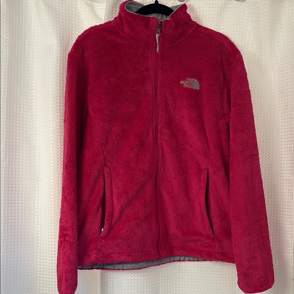The North Face Women's Vibrant Pink Teddy Jacket